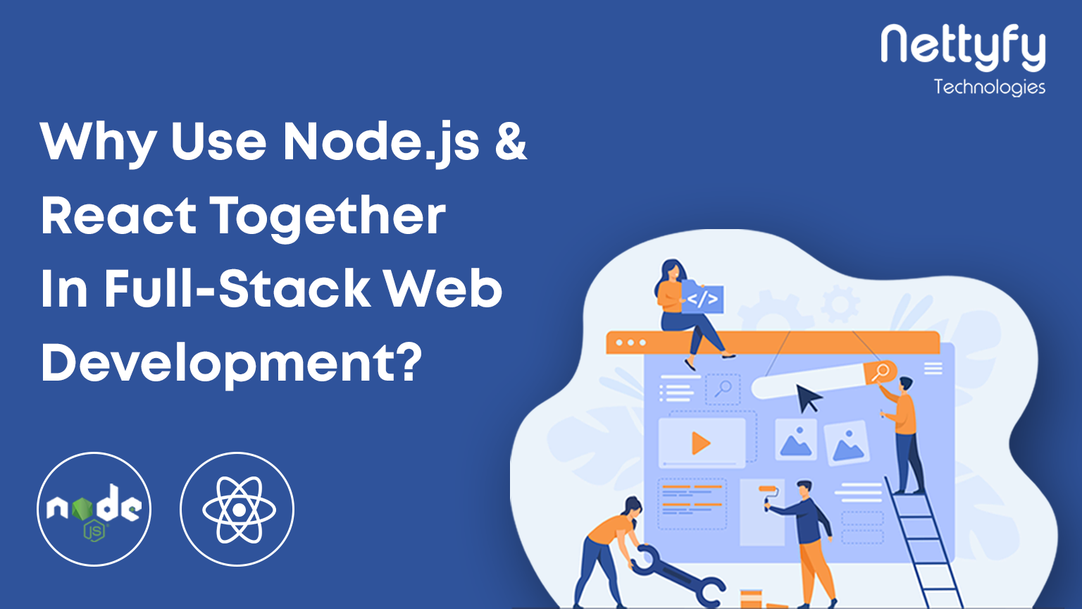 Why use Node.js and React together in full-stack web development?