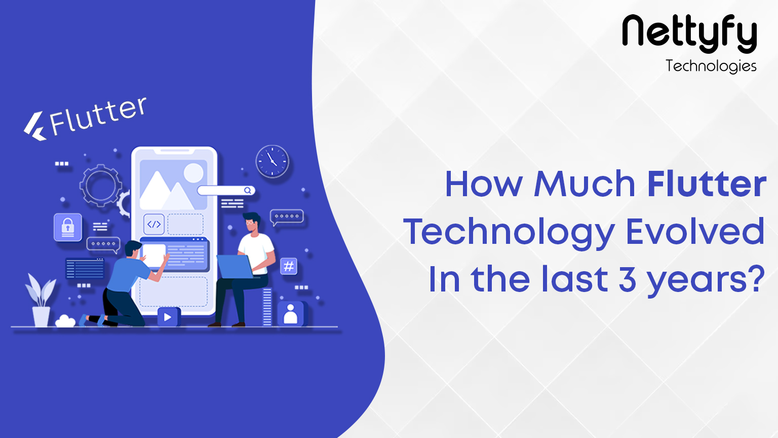 How much Flutter technology evolved in the last 3 years?